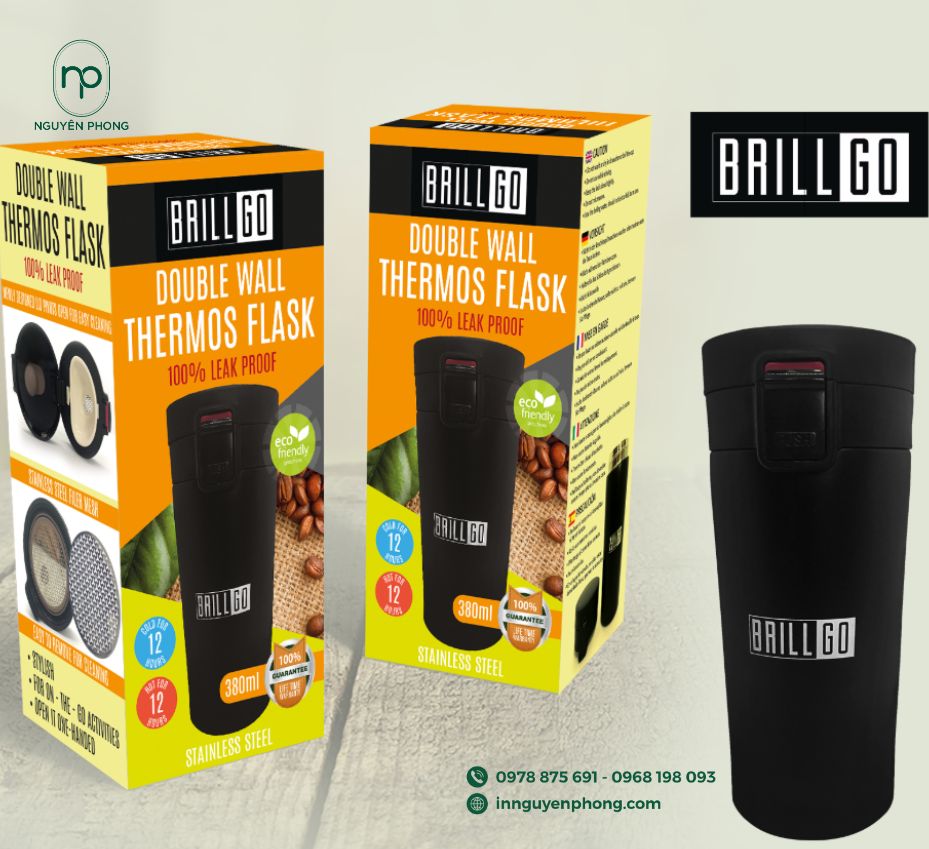 in hộp giấy đựng bình giữ nhiệt tại Hà Nội
